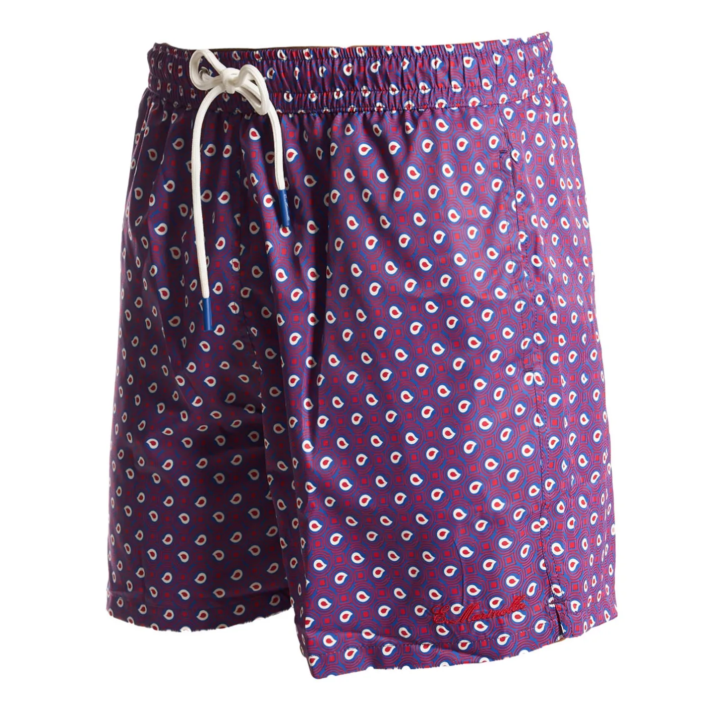 E.Marinella COSTUME DA BAGNO VIOLA Paisley Hot