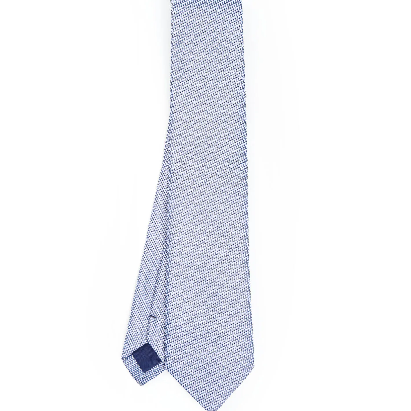E.Marinella CRAVATTA CERIMONIA BLU In seta jacquard New