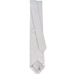 E.Marinella CRAVATTA CERIMONIA GRIGIO CHIARO In seta jacquard Best