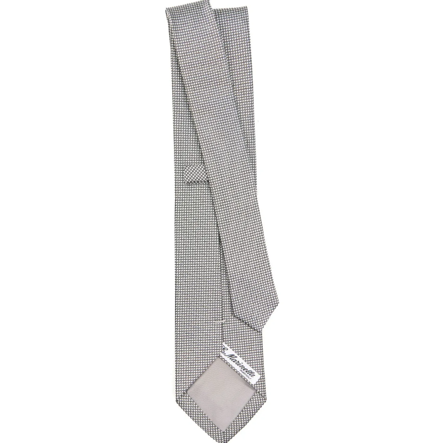 E.Marinella CRAVATTA CERIMONIA GRIGIO SCURO In seta jacquard Sale
