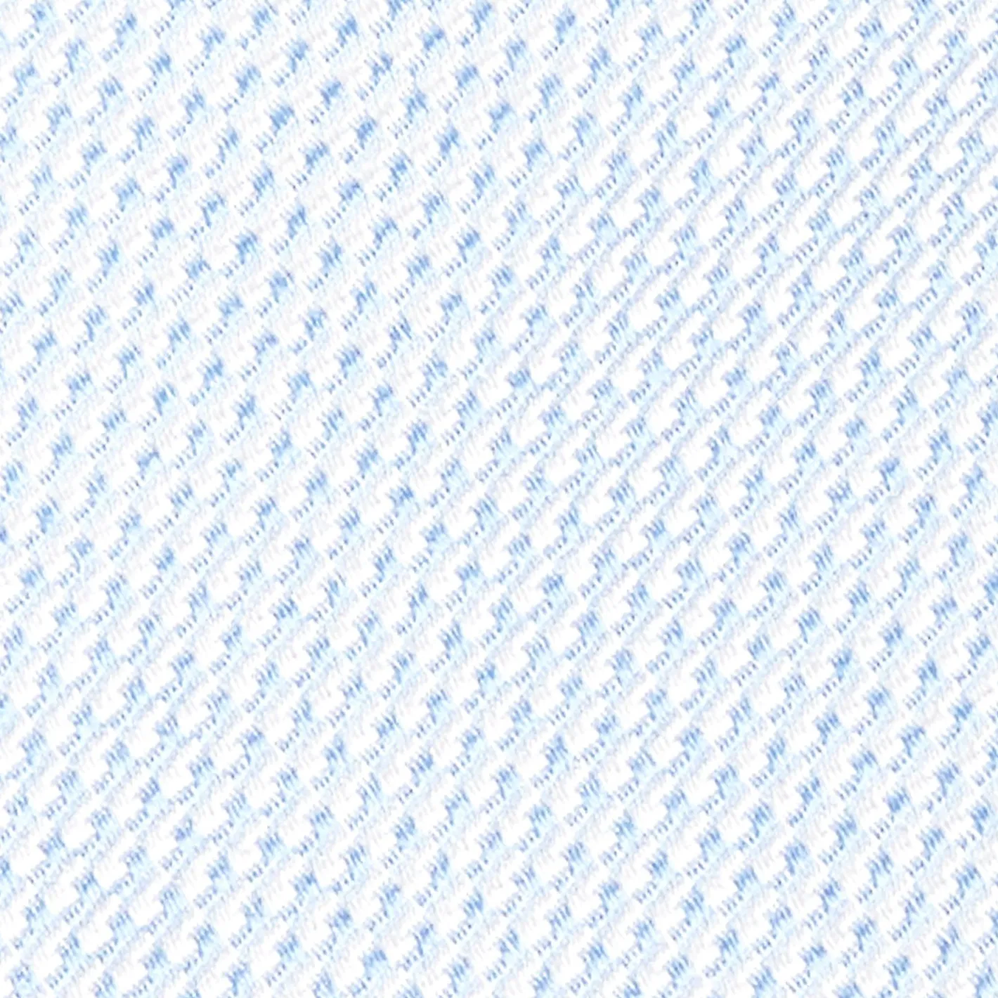 E.Marinella CRAVATTA CERIMONIA IN SETA JACQUARD AZZURRA Microfantasia geometrica Clearance
