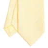 E.Marinella CRAVATTA CERIMONIA IN SETA JACQUARD GIALLA Microfantasia geometrica Discount