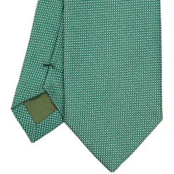 E.Marinella CRAVATTA CERIMONIA IN SETA JACQUARD VERDE CHIARO Microfantasia geometrica Online