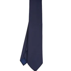 E.Marinella CRAVATTA CLASSICA IN LANA SFODERATA BLU SCURO BLU Bicolore Discount