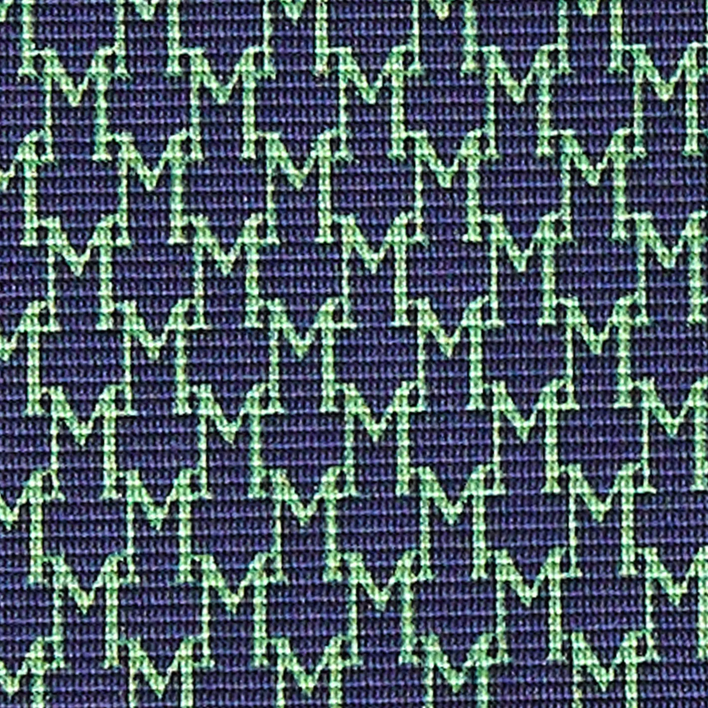 E.Marinella CRAVATTA CLASSICA IN SETA BLU SCURO Microfantasia m geometrica Clearance