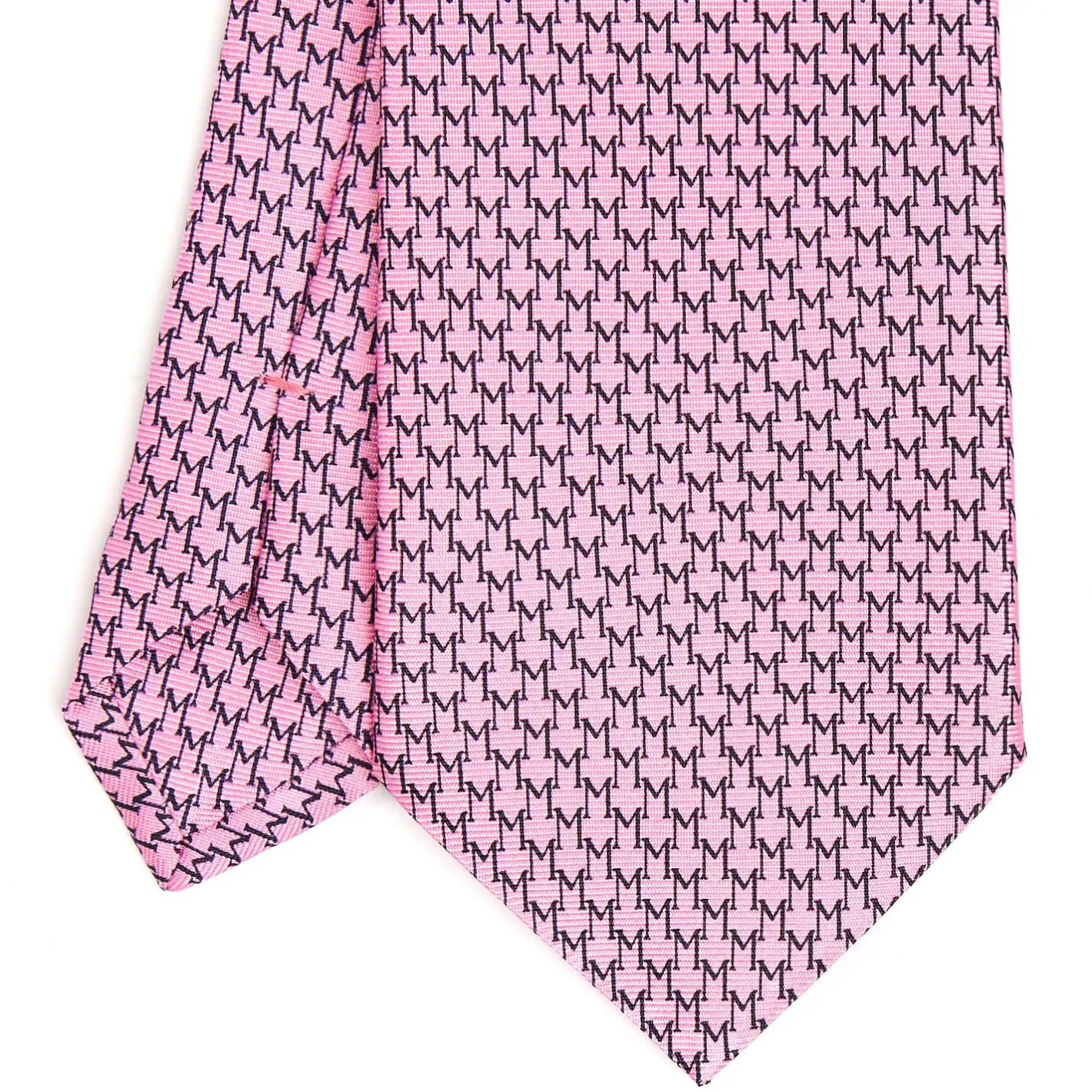 E.Marinella CRAVATTA CLASSICA IN SETA ROSA Microfantasia m geometrica Online
