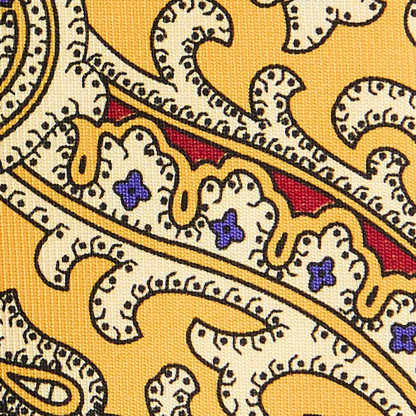 E.Marinella CRAVATTA DONNA CLASSICA IN SETA STAMPATA GIALLA Archivio inspiration Discount