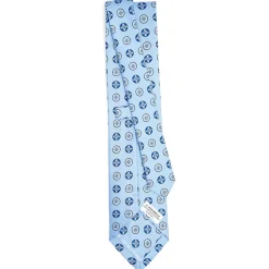 E.Marinella CRAVATTA IN SETA AZZURRA Collezione archivio anno 1951 Discount