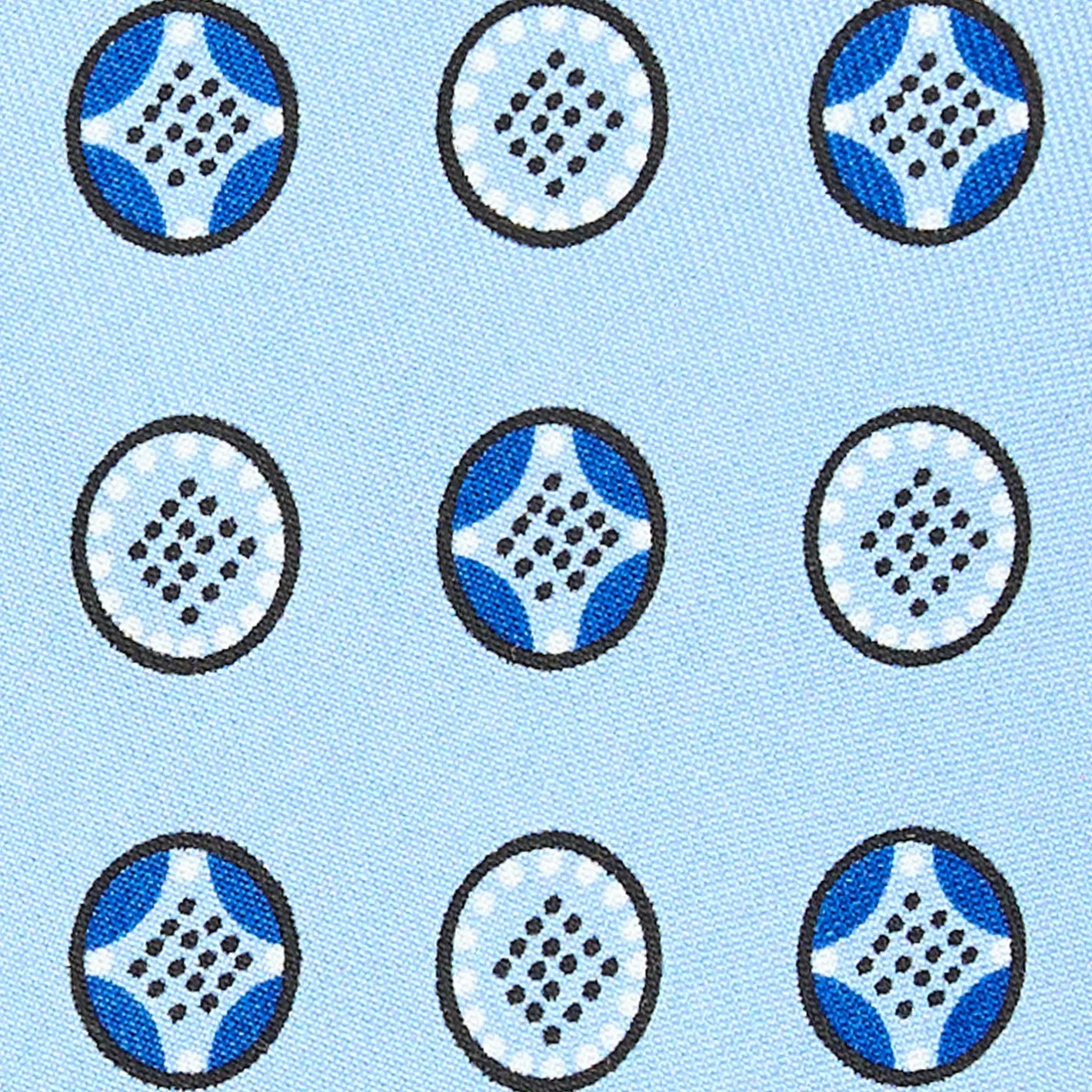 E.Marinella CRAVATTA IN SETA AZZURRA Collezione archivio anno 1951 Discount