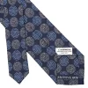 E.Marinella CRAVATTA IN SETA BLU Collezione archivio anno 1978 Sale