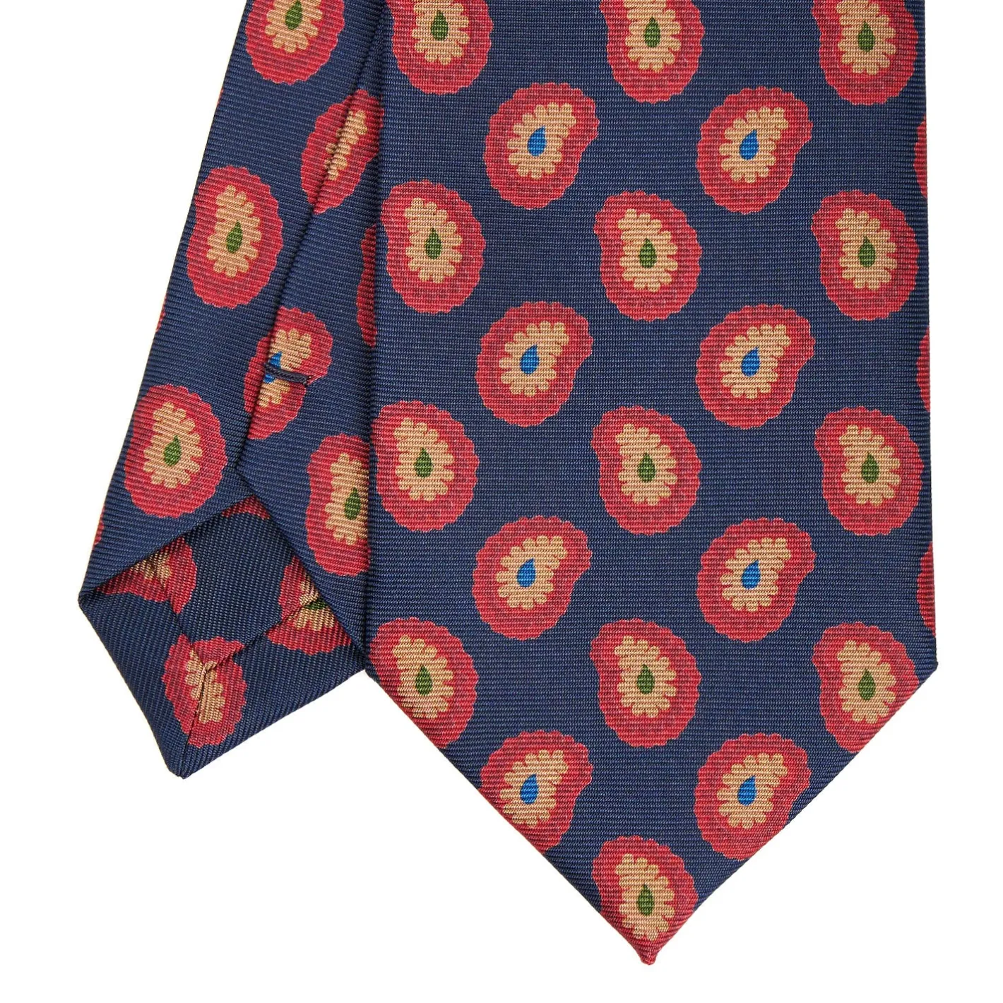 E.Marinella CRAVATTA IN SETA BLU SCUROCollezione heritage Hot