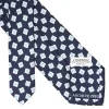 E.Marinella CRAVATTA IN SETA BLU SCURO Collezione archivio anno 1963