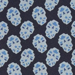 E.Marinella CRAVATTA IN SETA BLU SCURO Collezione archivio anno 1938