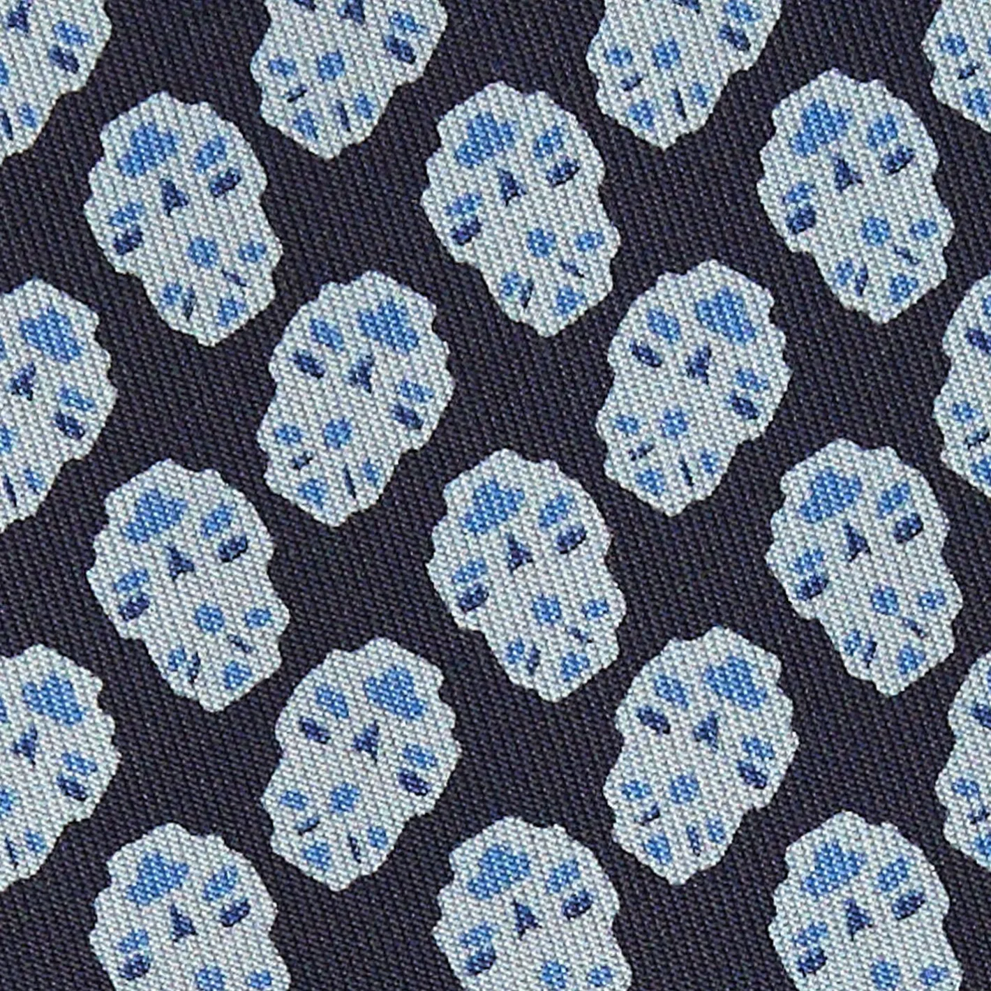 E.Marinella CRAVATTA IN SETA BLU SCURO Collezione archivio anno 1938