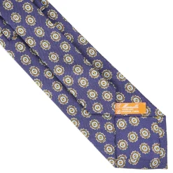 E.Marinella CRAVATTA IN SETA E ORANGE FIBER BLU Collezione orange fiber Online
