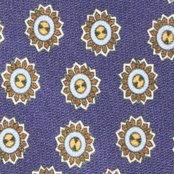 E.Marinella CRAVATTA IN SETA E ORANGE FIBER BLU Collezione orange fiber Online