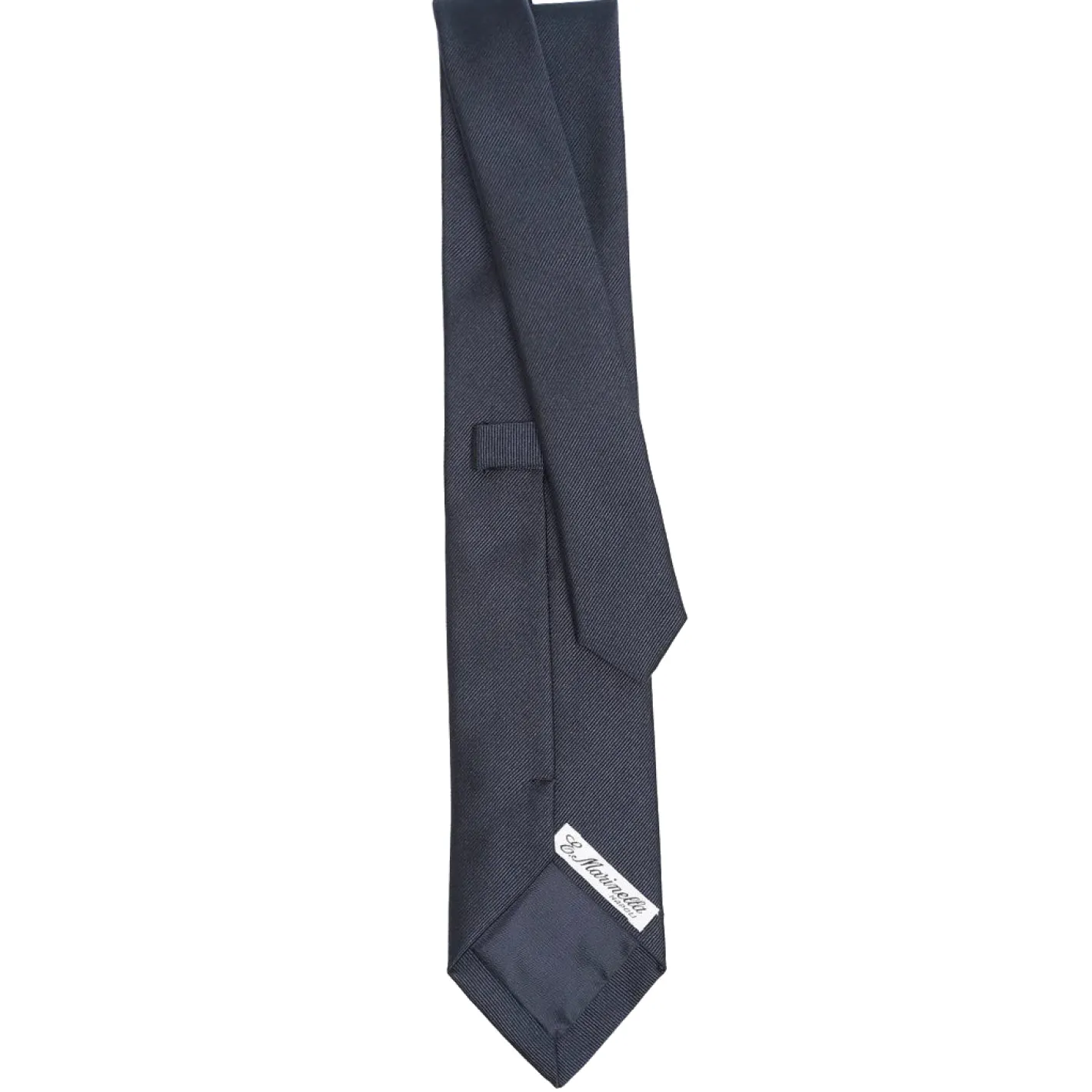 E.Marinella CRAVATTA IN SETA JACQUARD BLU Con cornetto sottonodo Clearance