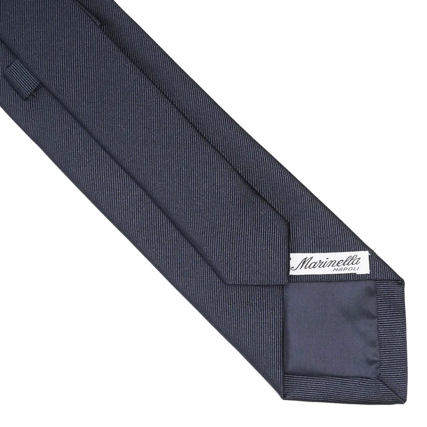 E.Marinella CRAVATTA IN SETA JACQUARD BLU Con cornetto sottonodo Clearance