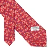 E.Marinella CRAVATTA IN SETA ROSSA Collezione archivio anno 1977 Outlet