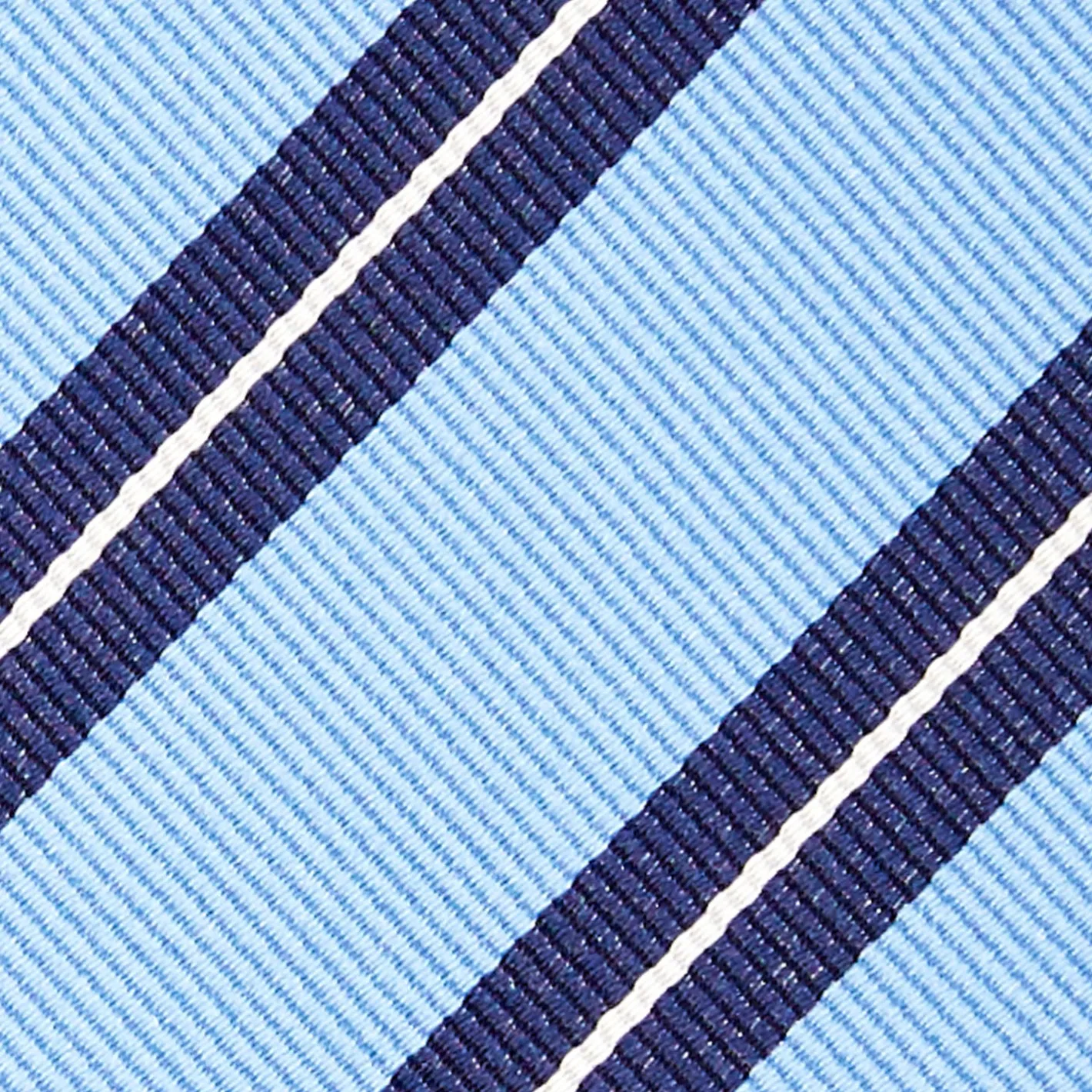 E.Marinella CRAVATTA REGIMENTAL IN SETA AZZURRA Righe blu e bianche Outlet