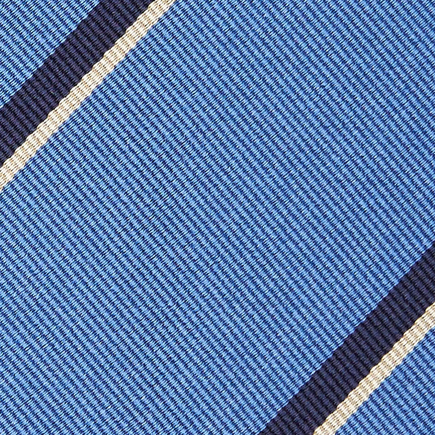 E.Marinella CRAVATTA REGIMENTAL IN SETA AZZURRO POLVERE Righe blu e bianche Online