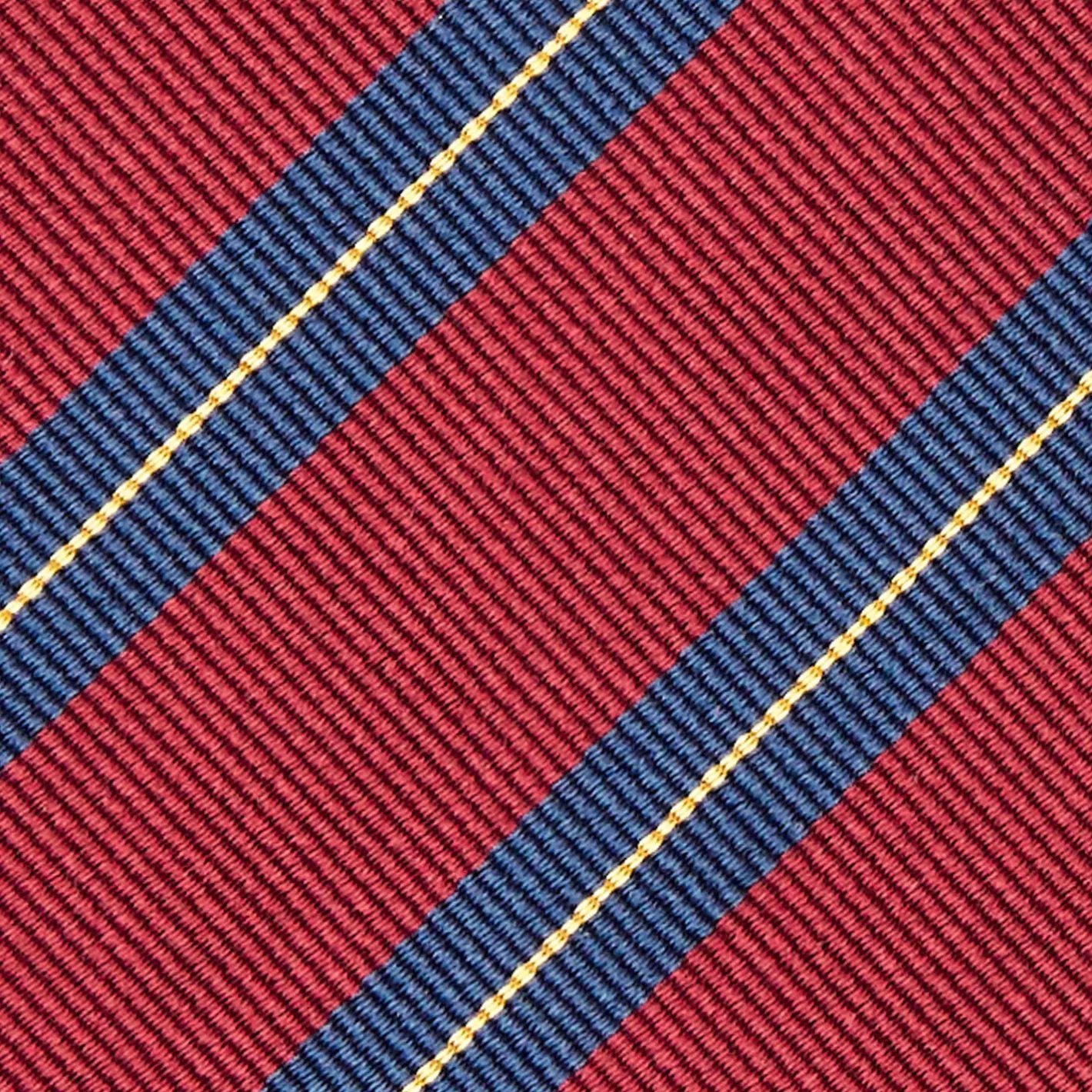 E.Marinella CRAVATTA REGIMENTAL IN SETA BORDEAUX Righe blu e beige Discount