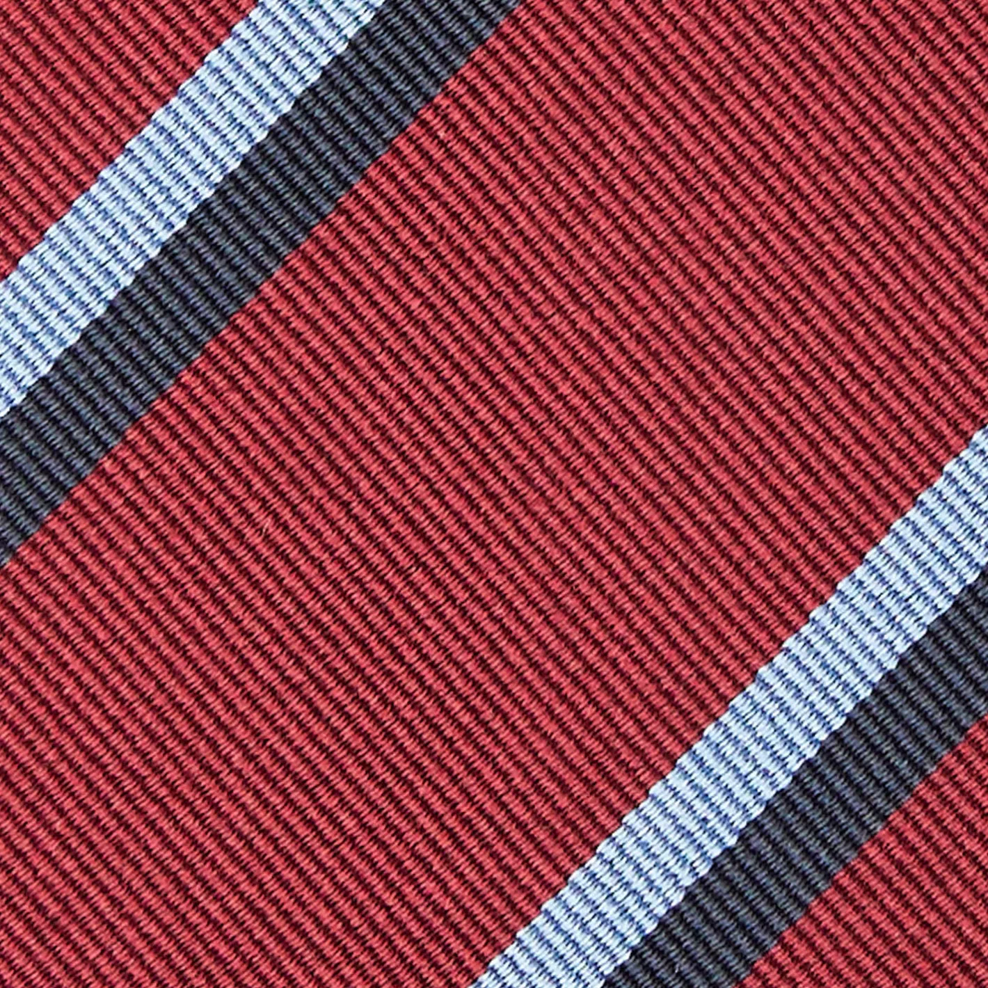 E.Marinella CRAVATTA REGIMENTAL IN SETA BORDEAUX Righe azzure e blu New