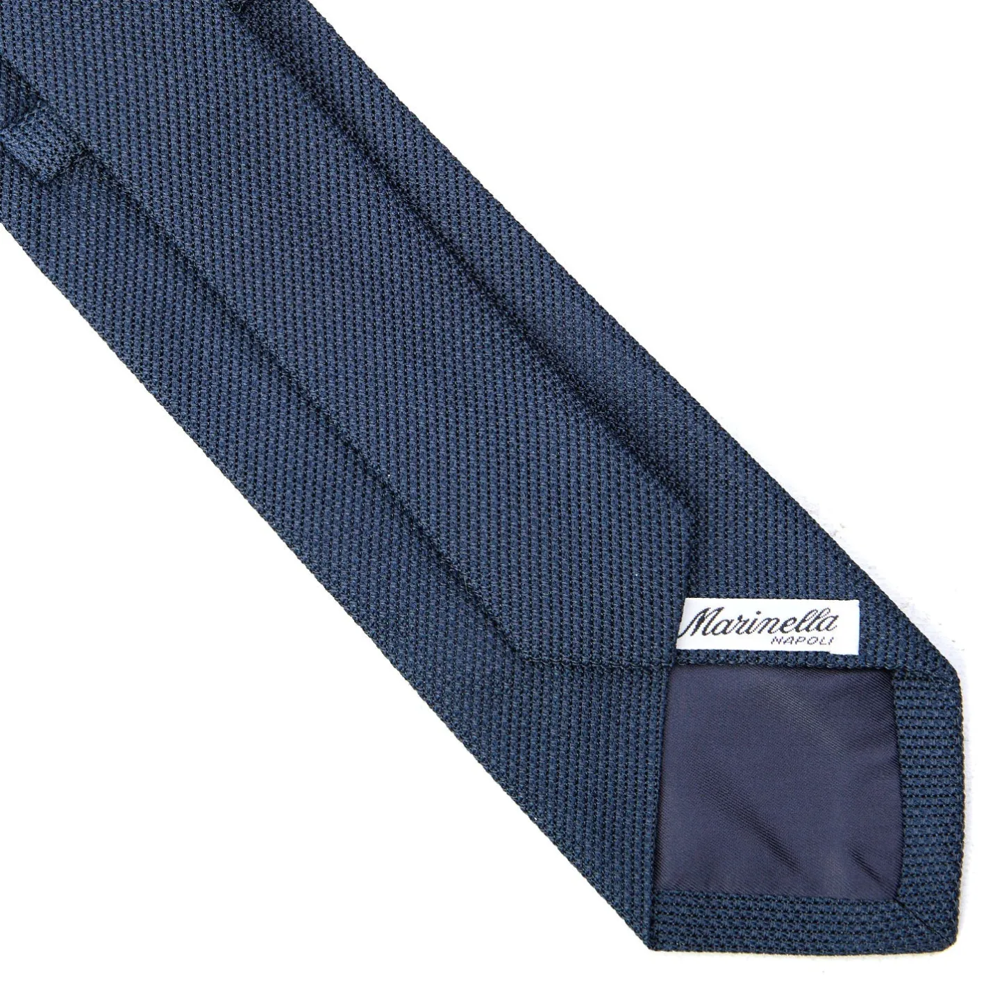 E.Marinella CRAVATTA SARTORIALE BLU In garza di seta Best