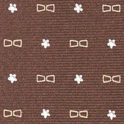 E.Marinella CRAVATTA SARTORIALE CLASSICA IN SETA MARRONE SCURO x borsalino