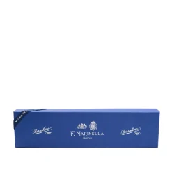 E.Marinella CRAVATTA SARTORIALE CLASSICA IN SETA MARRONE SCURO x borsalino