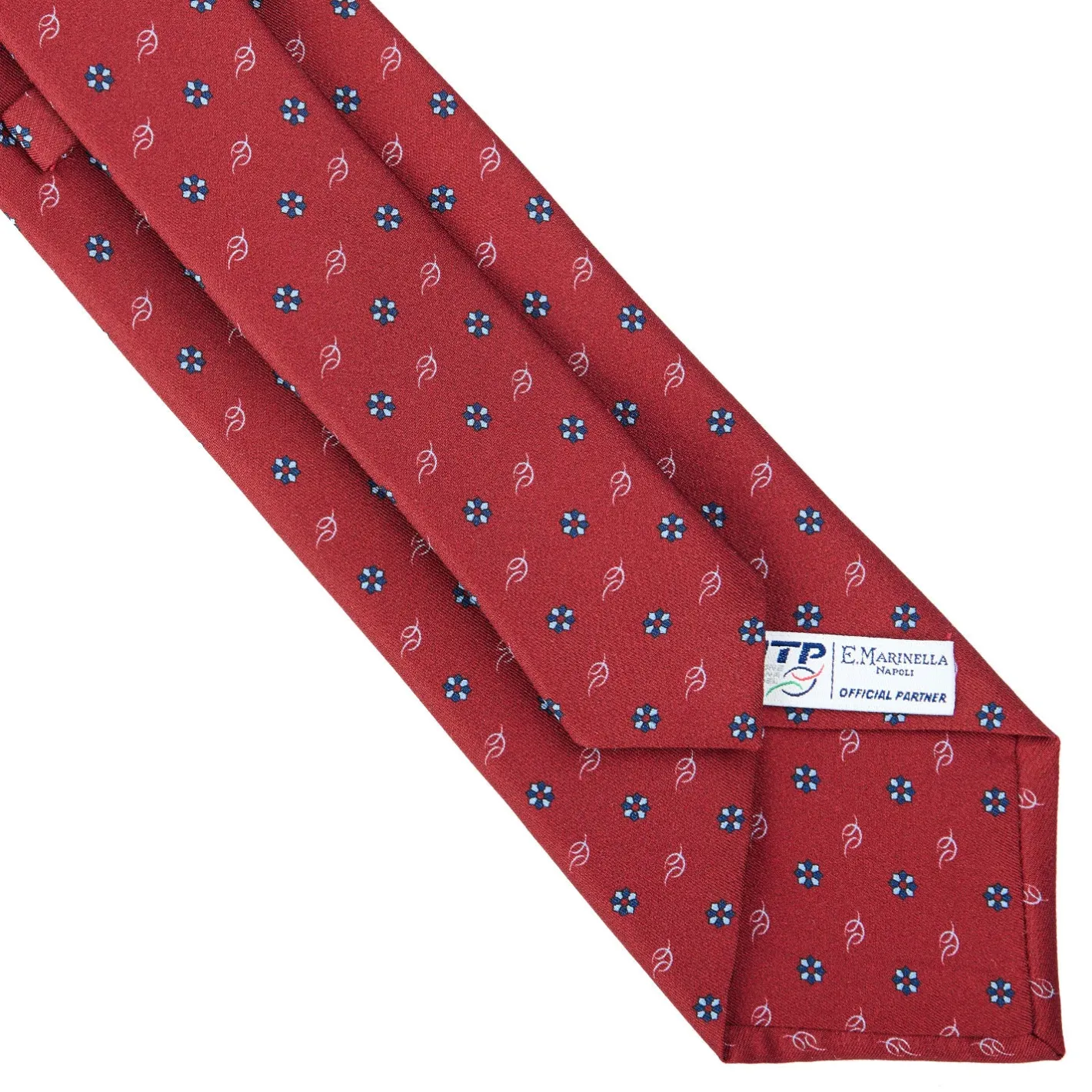 E.Marinella CRAVATTA SARTORIALE CLASSICA IN SETA BORDEAUX x fitp Sale