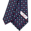 E.Marinella CRAVATTA SARTORIALE CLASSICA IN SETA BLU SCURO Collezione san valentino Best