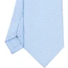 E.Marinella CRAVATTA SARTORIALE CLASSICA IN SETA AZZURRA Pois