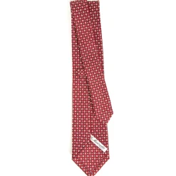 E.Marinella CRAVATTA SARTORIALE CLASSICA IN SETA BORDEAUX Microfantasia fiore Online