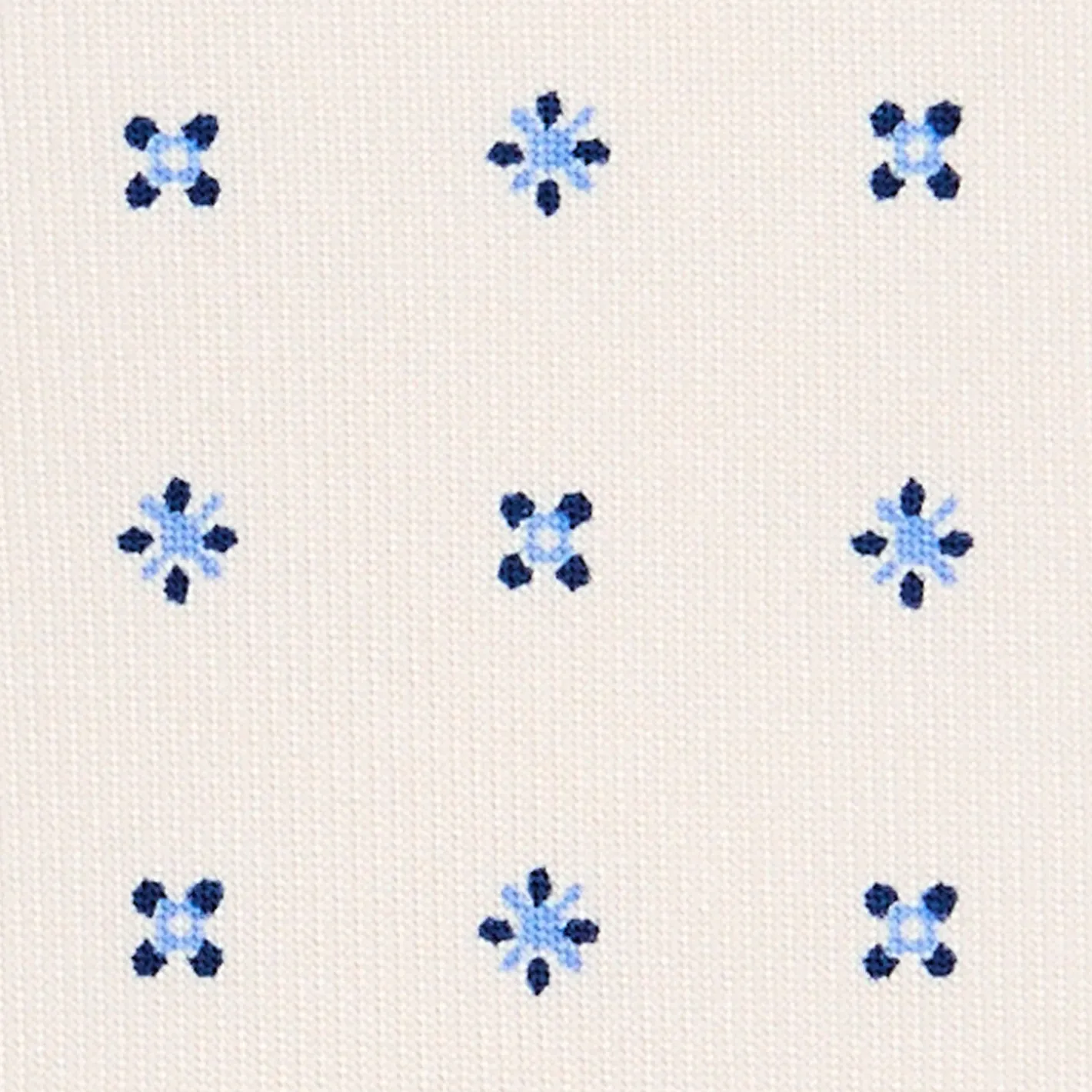 E.Marinella CRAVATTA SARTORIALE CLASSICA IN SETA BIANCA Microfantasia fiore New