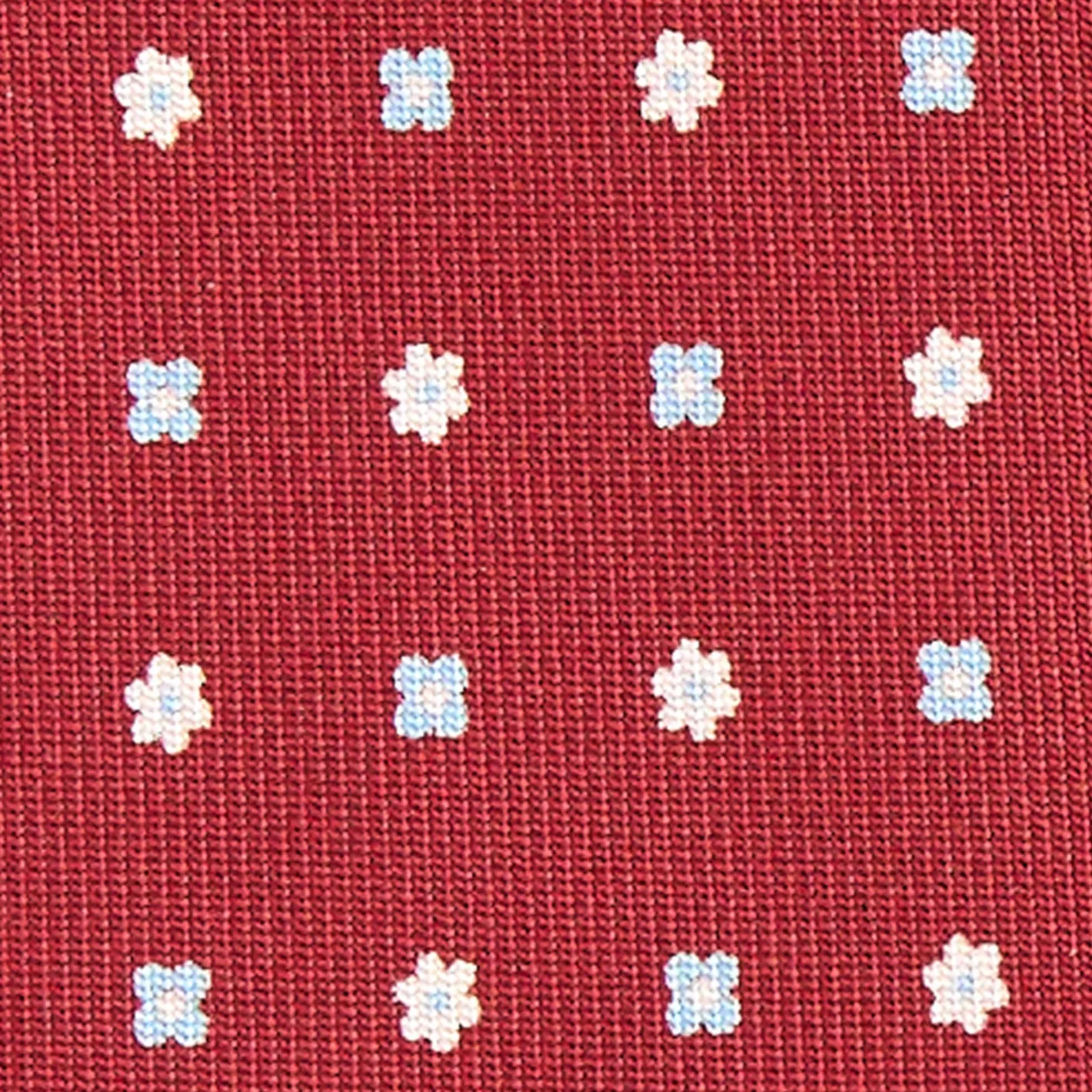 E.Marinella CRAVATTA SARTORIALE CLASSICA IN SETA BORDEAUX Microfantasia fiore Sale