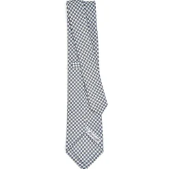 E.Marinella CRAVATTA SARTORIALE CLASSICA IN SETA BIANCA Microfantasia fiore Sale