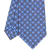 E.Marinella CRAVATTA SARTORIALE CLASSICA IN SETA AZZURRO POLVERE Microfantasia fiore Hot
