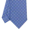 E.Marinella CRAVATTA SARTORIALE CLASSICA IN SETA AZZURRO POLVERE Microfantasia fiore Hot