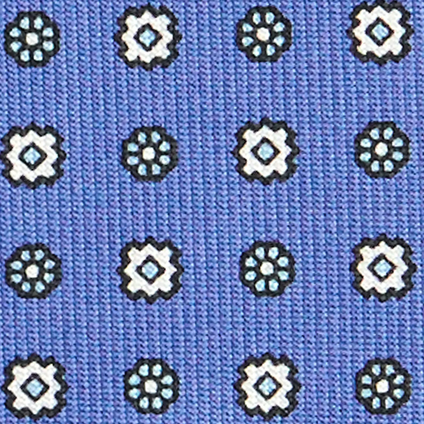 E.Marinella CRAVATTA SARTORIALE CLASSICA IN SETA AZZURRO POLVERE Microfantasia fiore Hot