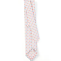 E.Marinella CRAVATTA SARTORIALE CLASSICA IN SETA BIANCA Collezione san valentino Best