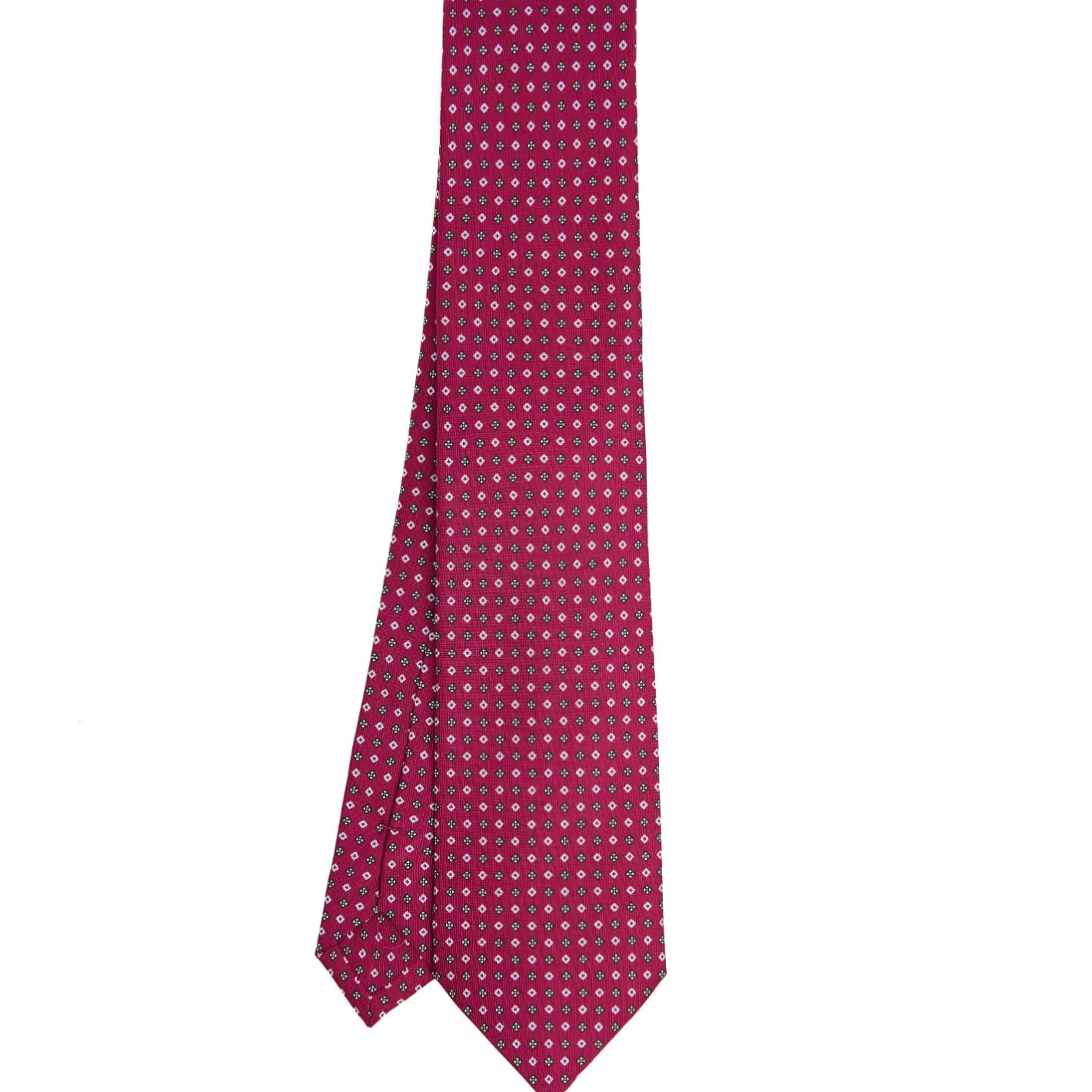 E.Marinella CRAVATTA SARTORIALE CLASSICA IN SETA FUCSIA Microfantasia fiore Online
