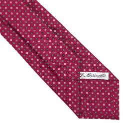 E.Marinella CRAVATTA SARTORIALE CLASSICA IN SETA FUCSIA Microfantasia fiore Online
