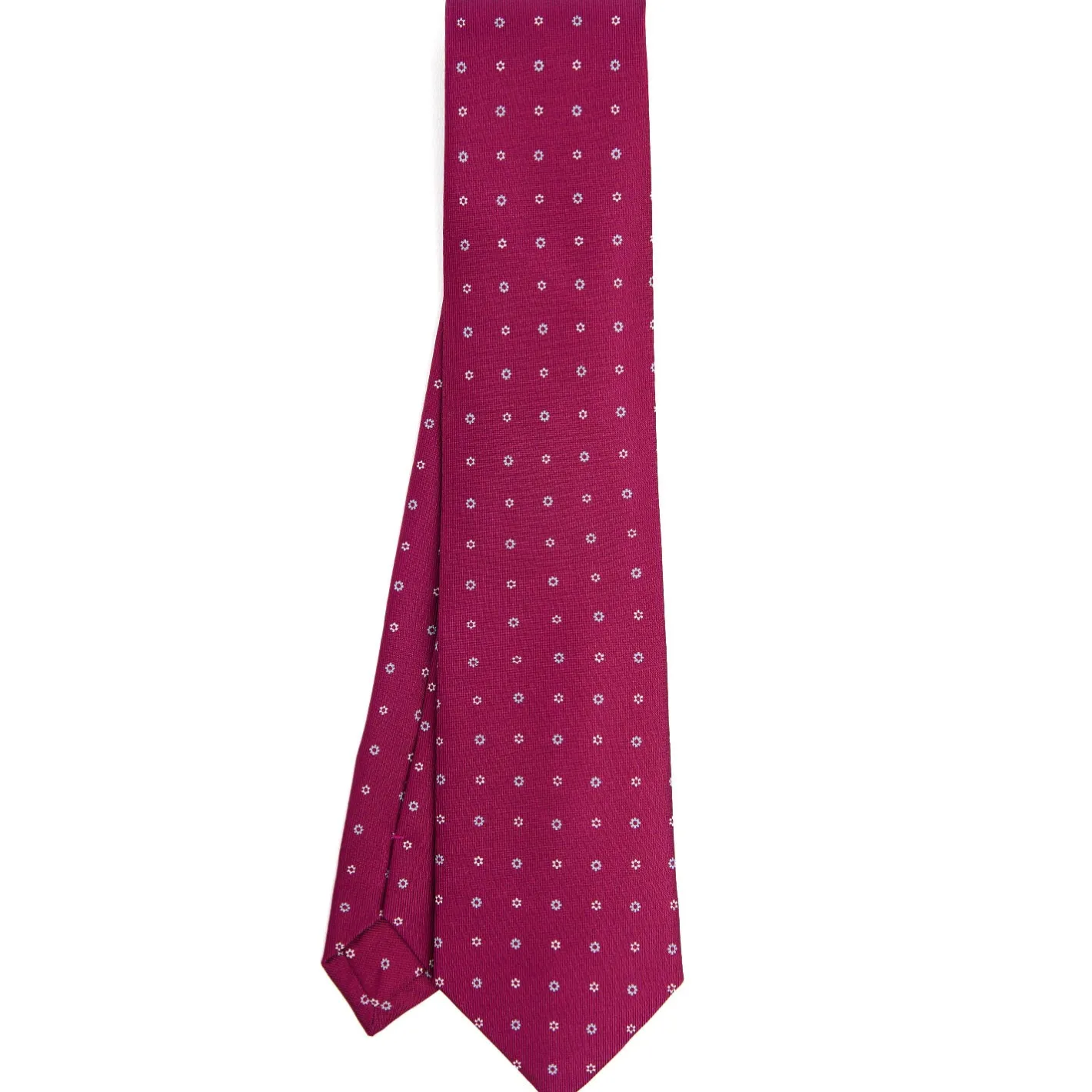 E.Marinella CRAVATTA SARTORIALE CLASSICA IN SETA FUCSIA Microfantasia fiore Online