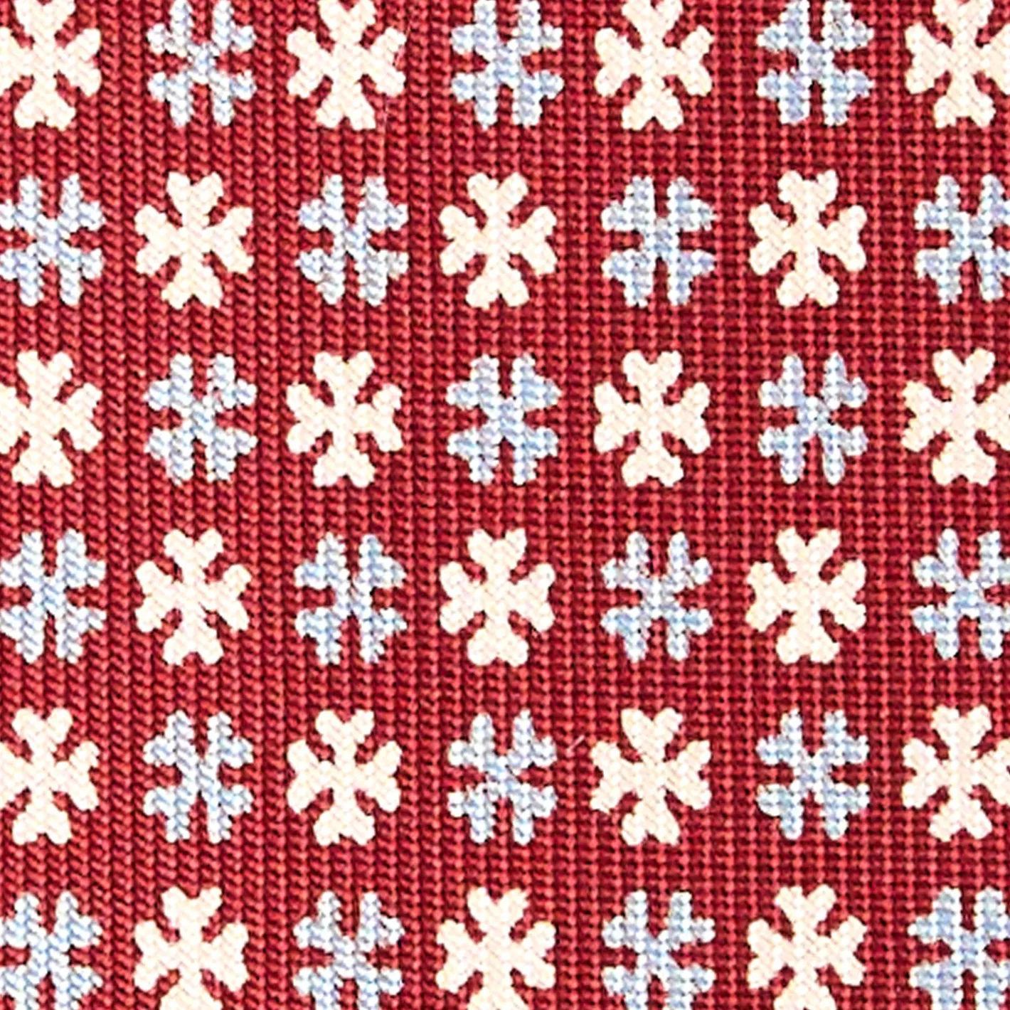E.Marinella CRAVATTA SARTORIALE CLASSICA IN SETA BORDEAUX Microfantasia fiore Sale