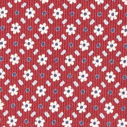 E.Marinella CRAVATTA SARTORIALE CLASSICA IN SETA BORDEAUX Microfantasia fiore Sale
