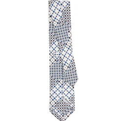 E.Marinella CRAVATTA SARTORIALE CLASSICA IN SETA BIANCA Patchwork Sale