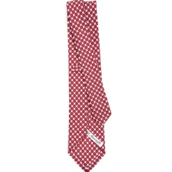 E.Marinella CRAVATTA SARTORIALE CLASSICA IN SETA BORDEAUX Microfantasia fiore Sale