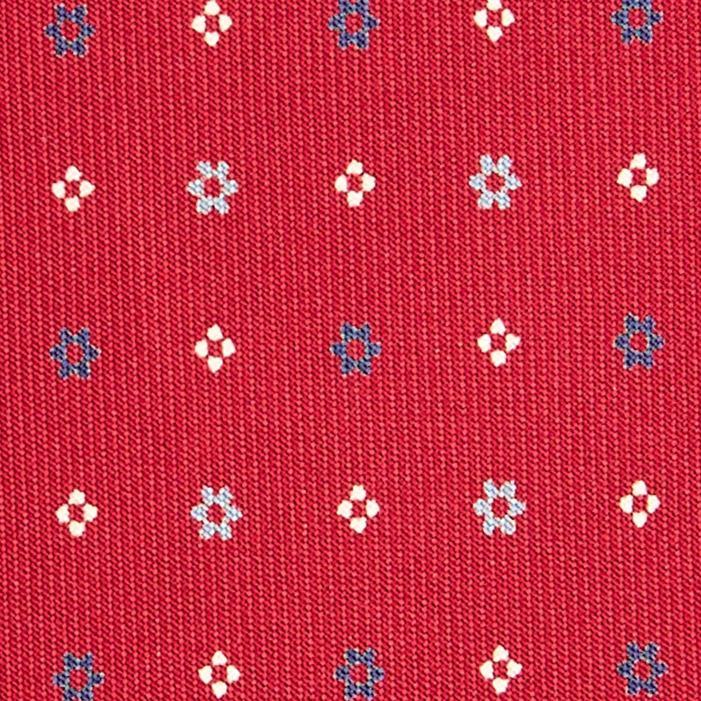 E.Marinella CRAVATTA SARTORIALE CLASSICA IN SETA BORDEAUX Microfantasia fiore New
