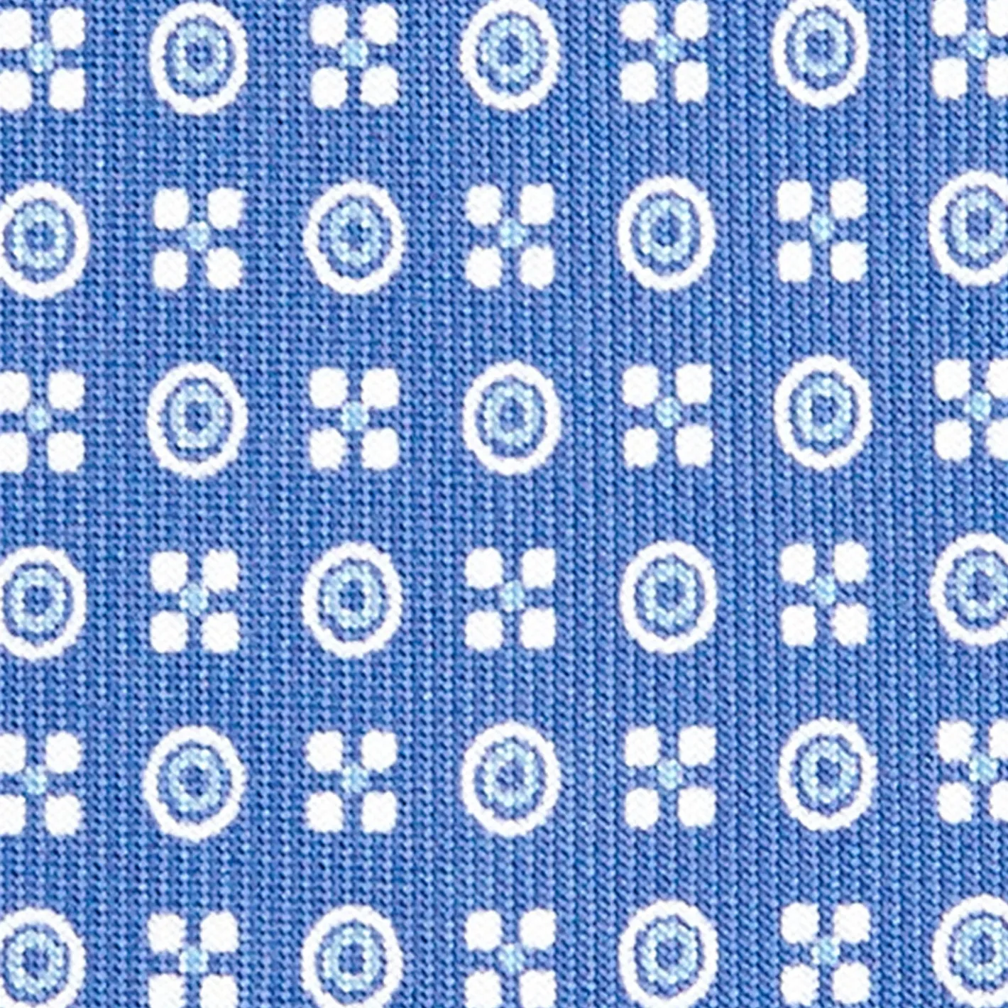 E.Marinella CRAVATTA SARTORIALE CLASSICA IN SETA AZZURRO POLVERE Microfantasia fiore